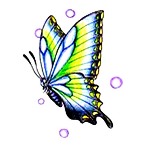 파티복닷컴 나비 웬디 타투 스티커, AC28, 1개