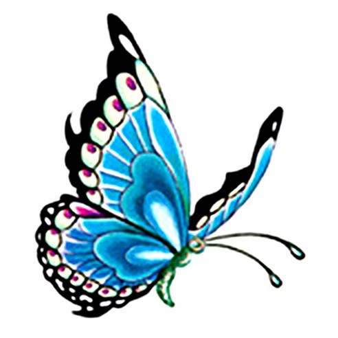 파티복닷컴 나비 웬디 타투 스티커, AC08, 1개