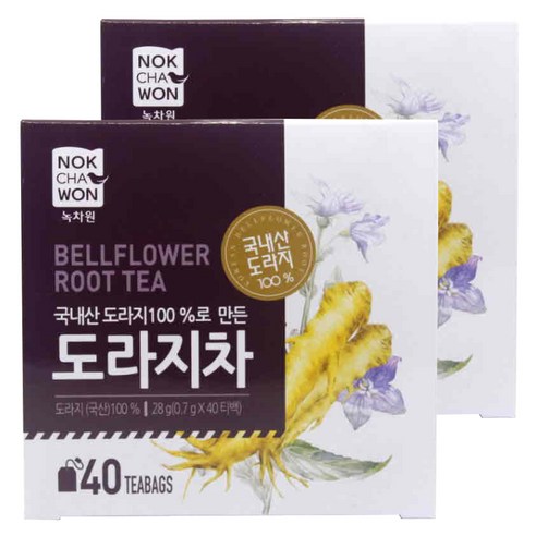 녹차원 도라지차 40p