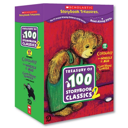 DVD 스콜라스틱 스토리북 2 100EP SCHOLASTIC STORYBOOK TREASURES 2 100EP, 17CD