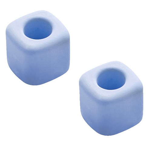 블럭마트 규조토 칫솔꽂이 사각, 블루, 2개