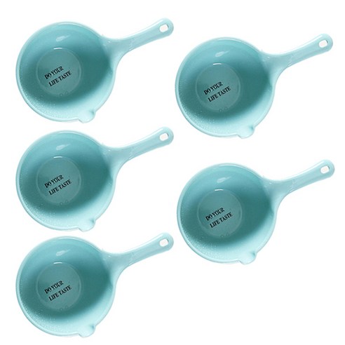 블럭마트 파스텔 욕실바가지, 블루, 5개