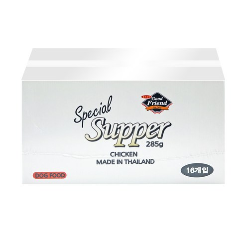 굿프랜드 스페셜서퍼 강아지캔 285g, 닭고기, 16개입