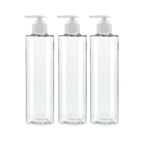 병도매닷컴 투명 주방디스펜서 ACL200 + 206흰색마개, 200ml, 3세트
