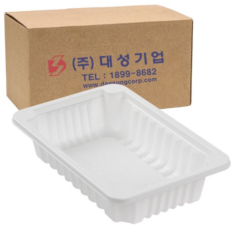 쿡앤락 일회용 실링용기 백색 500ml, 1200개입, 1개