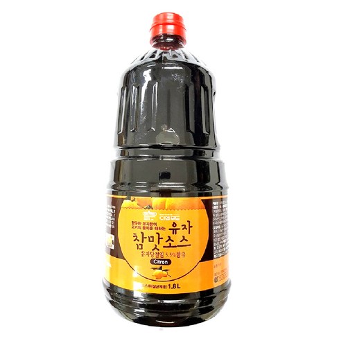 이엔 유자 참맛 소스, 1.8L, 1개