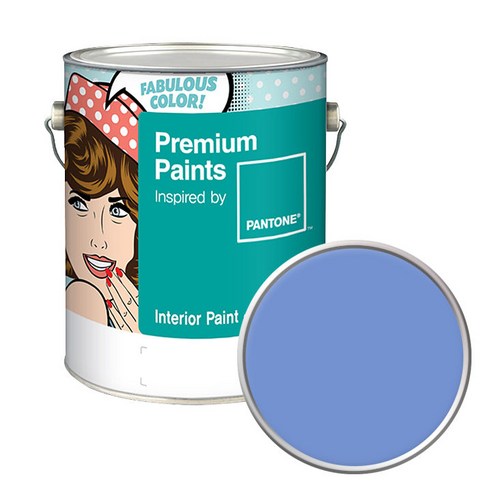 노루페인트 팬톤 내부용 실내벽면 저광페인트 4L, 16-4031 Cornflower Blue