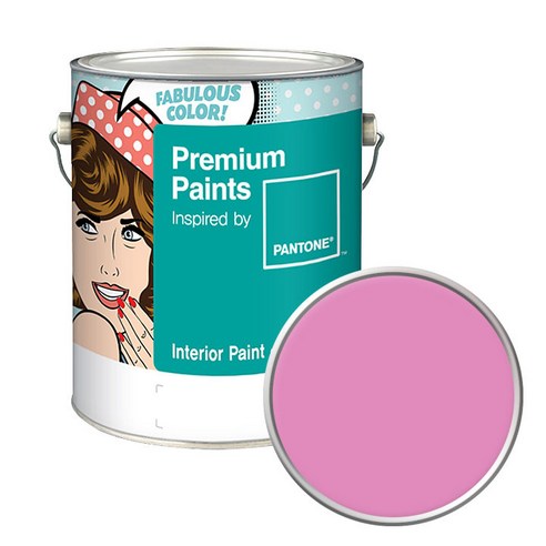노루페인트 팬톤 내부용 실내벽면 저광페인트 4L, 15-2718 Fuchsia Pink, 1개