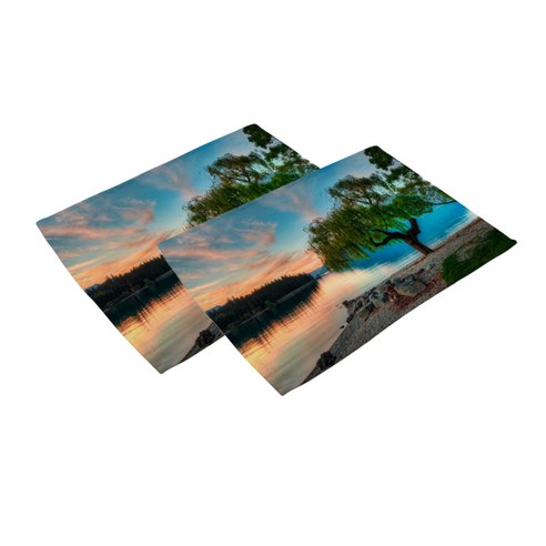 스윗리빙 자연경관 테이블매트 2p, 02, 42 x 32 cm