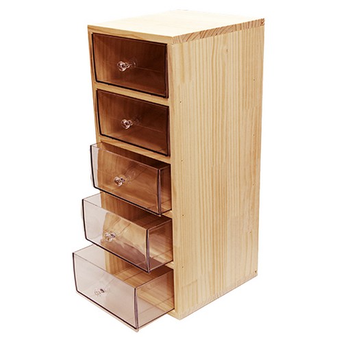 하라코리아 원목 5단 정리함 특대