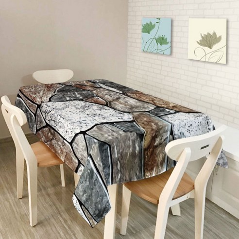 스토어33 디자인 아트 테이블보, G, a 140 x b 140 cm