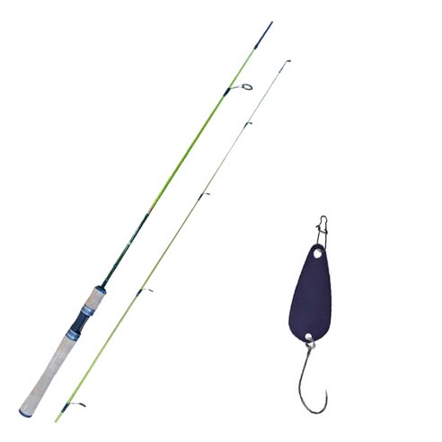 원다 루어낚싯대 예그린 602UL 스피닝 + 다미끼 메탈지그& 피카스푼 B TYPE 3.5g, 014 TITAN BLUE