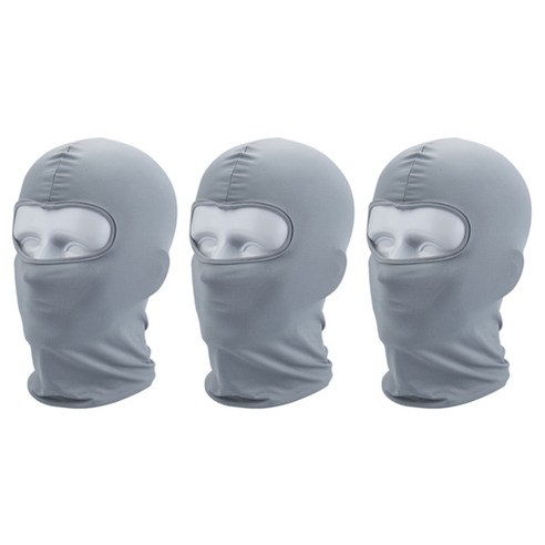 블럭마트 오토바이 쿨마스크, 그레이, 3개입
