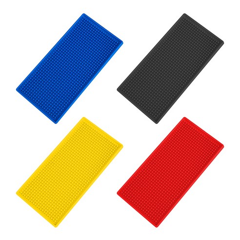 블럭마트 주방 드라잉매트 식기 컵 건조매트 30 x 15 x 1 cm, 랜덤 발송, 4개입