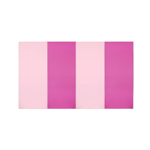 퍼니존 퍼니테라피 베이비핑크시리즈1 유아폴더매트, 베이비핑크 + 핫핑크, 중(200 x 120 x 4 cm)