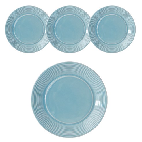 로얄애덜리 라이닝 접시 23cm 블루, 4개입, 단품