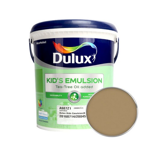 듀럭스 키즈에멀전 무광 페인트 3L, Fudge Sensation