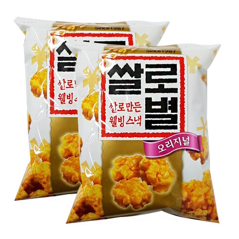 롯데제과 쌀로별 오리지널, 156g, 2개