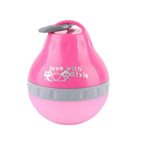 아리코 DrMini 고양이 & 강아지 실리콘 겔 호리 물병 200ml, 로즈, 1개
