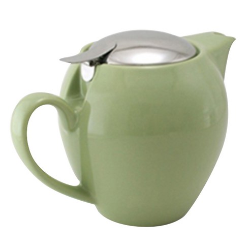 제로재팬 도자기 3인용 티포트 L BBN-03, 알로에(BBN-03AL), 580ml, 1개