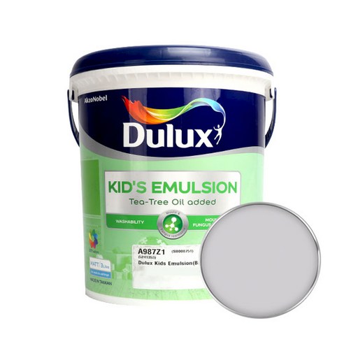 듀럭스 키즈에멀전 무광 페인트 3L, Design Time