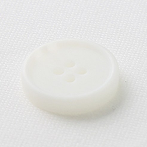 HR빅버튼 메시아 단추 21mm, 무광 화이트, 8개입