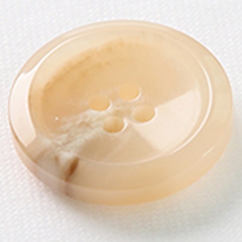 HR빅버튼 각시봉 단추 25mm, 떼 베이지, 4개입