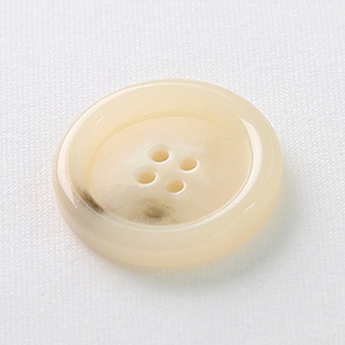 HR빅버튼 보스턴봉 단추 35mm, 아이보리, 12개입