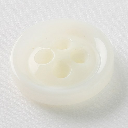 HR빅버튼 아우디 단추 25mm, 화이트, 12개입