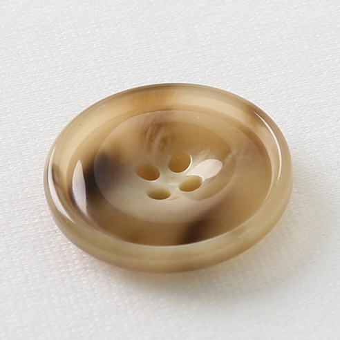 HR빅버튼 아스날 단추 15mm, 다크베이지, 8개입