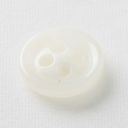 HR빅버튼 아우디 단추 23mm, 화이트, 12개입
