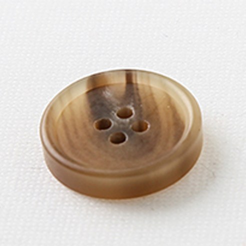 HR빅버튼 메시아 단추 21mm, 무광 베이지, 8개입