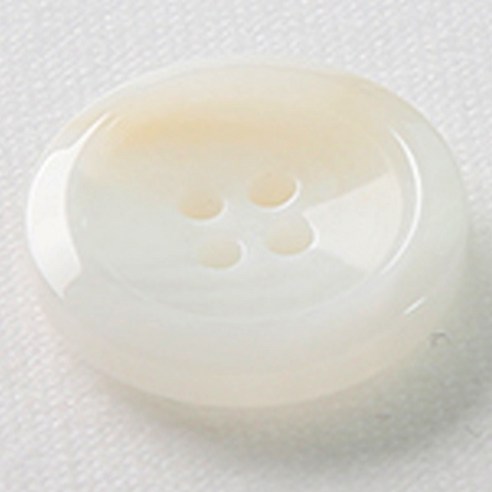 HR빅버튼 각시봉 단추 25mm, 화이트, 12개입