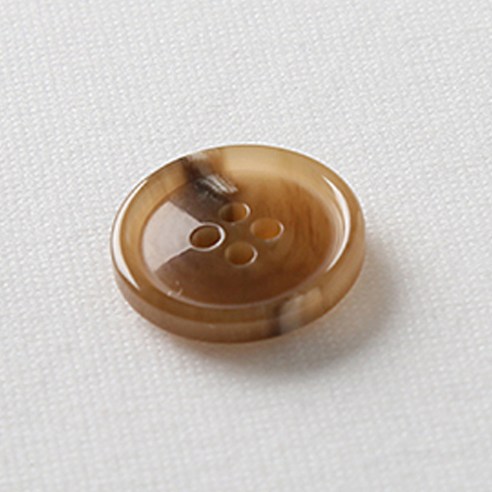 HR빅버튼 디젤 단추 21mm, 다크베이지, 4개입