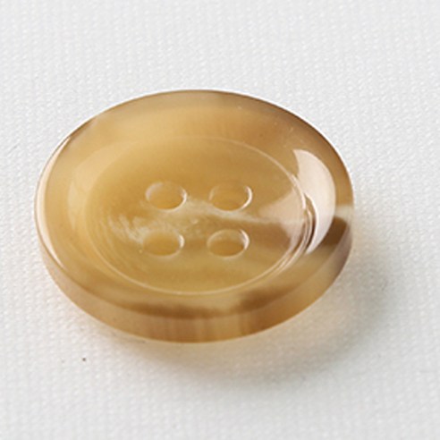 HR빅버튼 메신져 단추 25mm, 연베이지, 4개입
