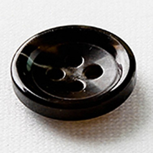 HR빅버튼 메신져 단추 18mm, 블랙, 12개입