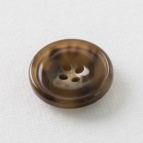 HR빅버튼 아스날 단추 18mm, 브라운, 8개입