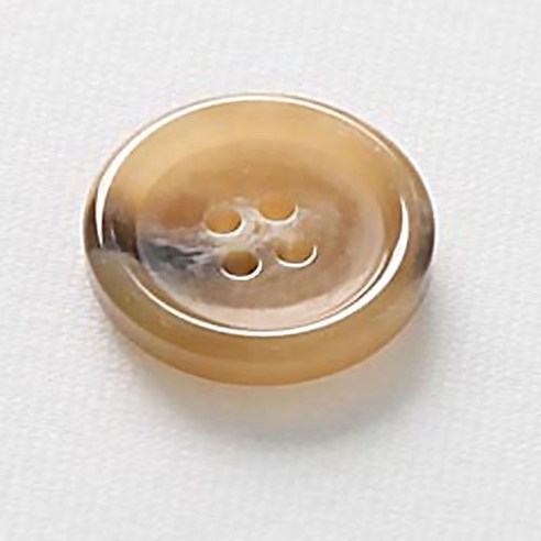 HR빅버튼 세븐틴 단추 21mm, 라이트베이지, 12개입