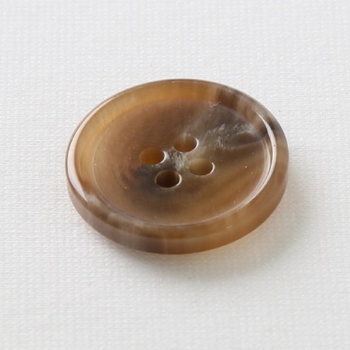 HR빅버튼 이프 단추 25mm, 진 베이지, 4개입