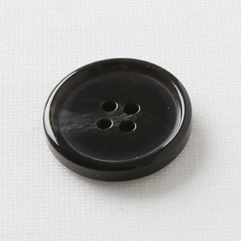 HR빅버튼 이프 단추 21mm, 블랙, 8개입