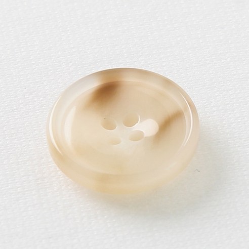 HR빅버튼 아스날 단추 18mm, 연베이지, 12개입