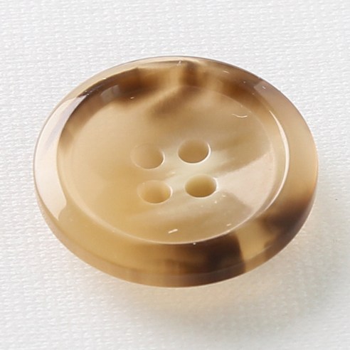 HR빅버튼 코트라 단추 23mm, 다크베이지, 8개입
