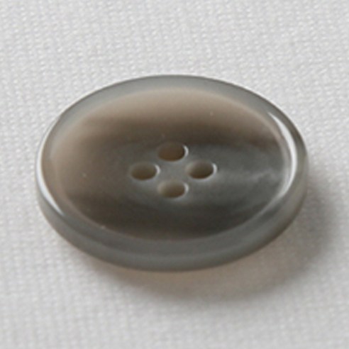 HR빅버튼 매치 단추 23mm, 그레이, 12개입
