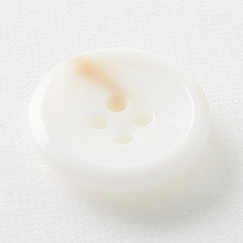 HR빅버튼 코트라 단추 21mm, 화이트, 8개입