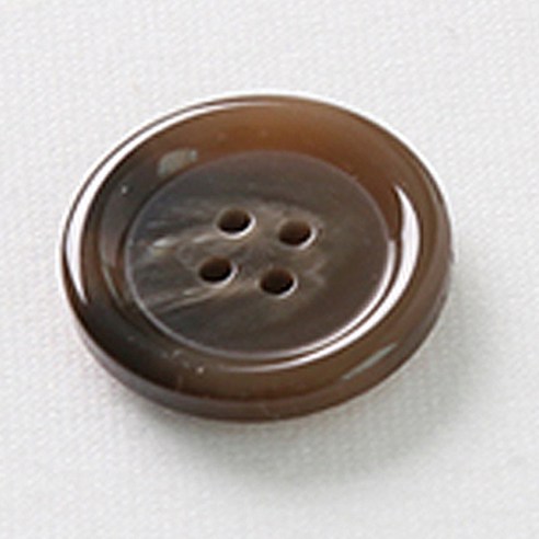HR빅버튼 플러스 단추 25mm, 다크카키, 12개입