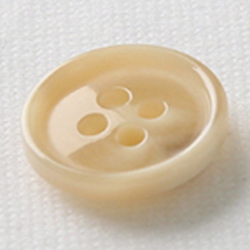 HR빅버튼 마니 단추 15mm, 다크베이지, 4개입