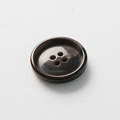 HR빅버튼 아이젠 단추 21mm, 다크브라운, 8개입
