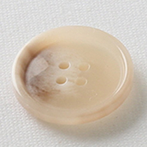 HR빅버튼 마니 단추 25mm, 스킨베이지, 12개