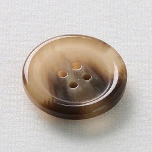 HR빅버튼 플러스 단추 23mm, 다크베이지, 12개입