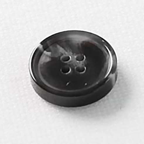 HR빅버튼 루킹 단추 18mm, 블랙, 8개입